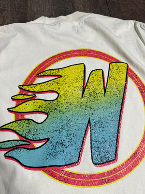 Earth Skull Heavyweight t-shirt (Cream) - The WEiRDO Studio