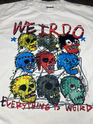 Everything is Weird Heavyweight T-Shirt (Cream) - The WEiRDO Studio