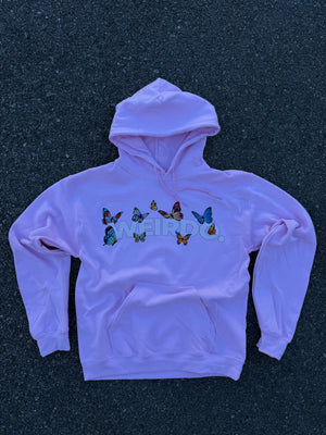 Butterfly Garden Hoodie (Pink)