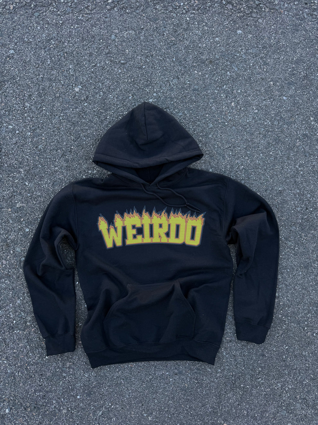 Flames Hoodie (Black)