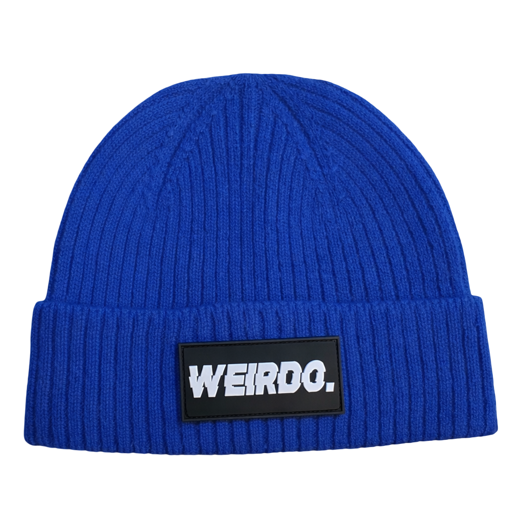 Ribbed Beanie (Royal Blue) – The WEiRDO Studio